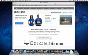 Nueva web One to One Apple