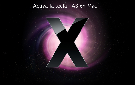 Activa la tecla TAB en Mac