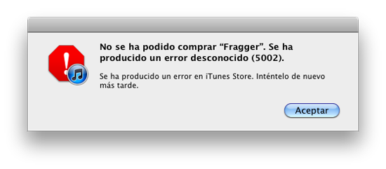 Error App Store