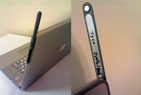 Prototipo de MacBook Pro con antena 3G