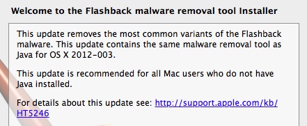 Herramienta eliminación malware Flashback