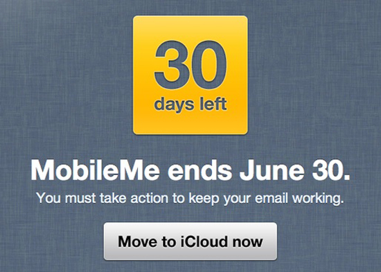 MobileMe cierra el 30 de Junio