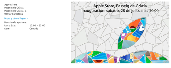 Inauguración Apple Store Paseo de Gracia