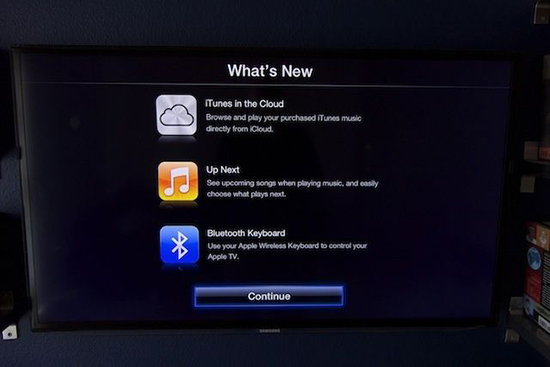 Actualización Apple TV con soporte para teclados