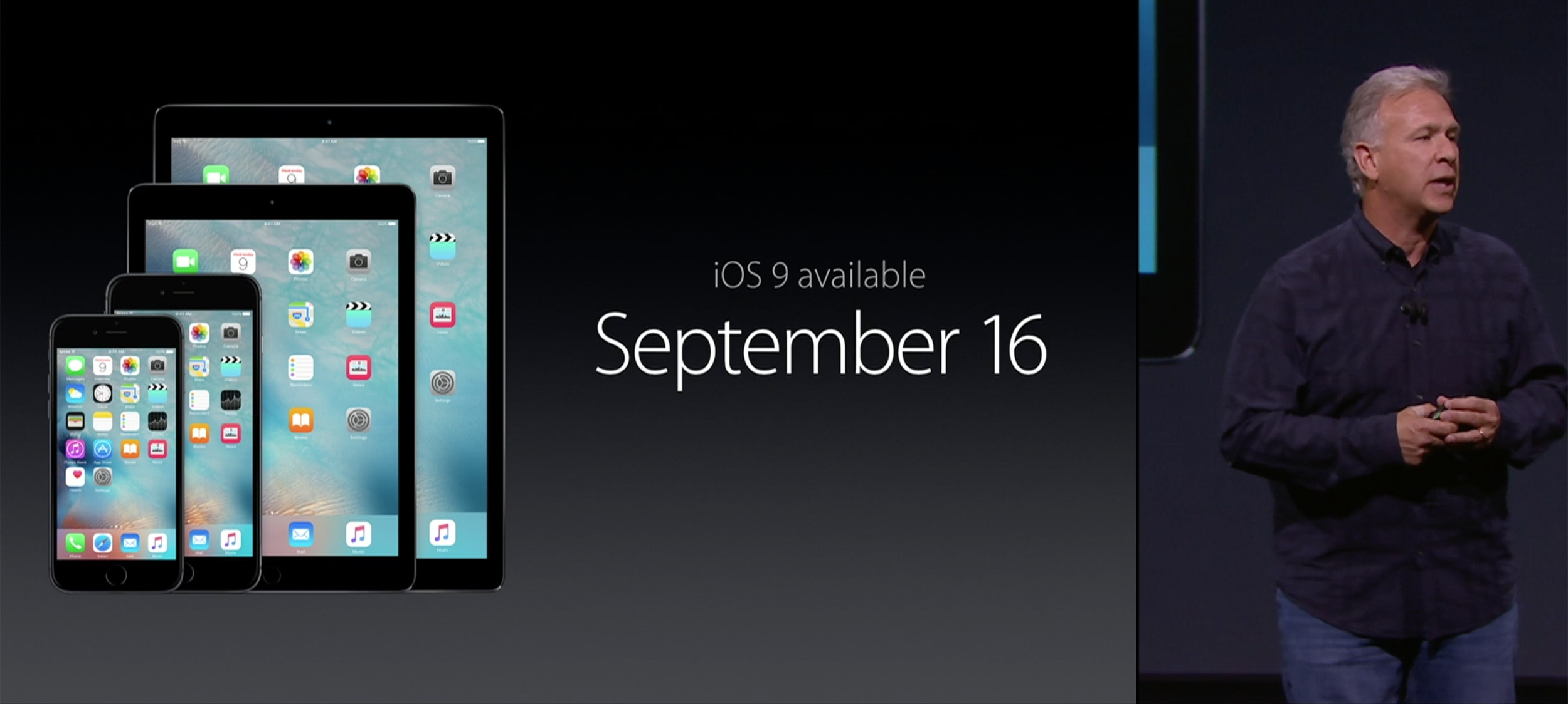iOS 9 disponible el 16 de septiembre