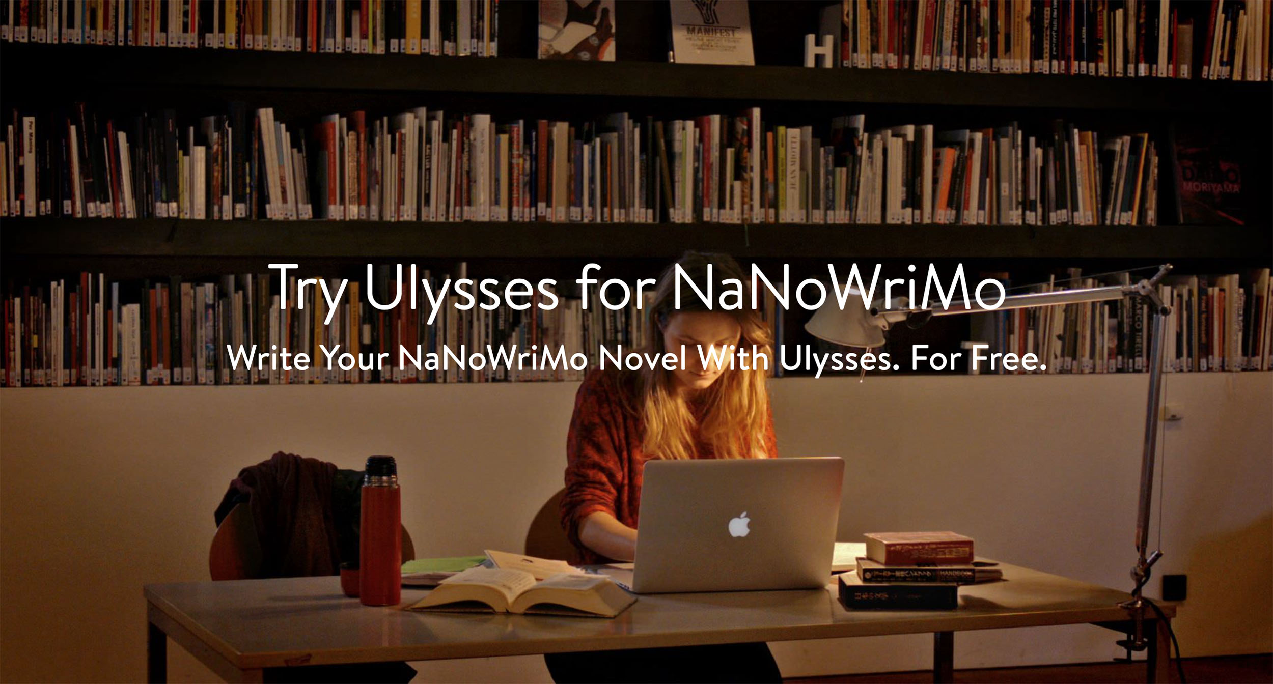 Ulysses gratis para NanoWriMo