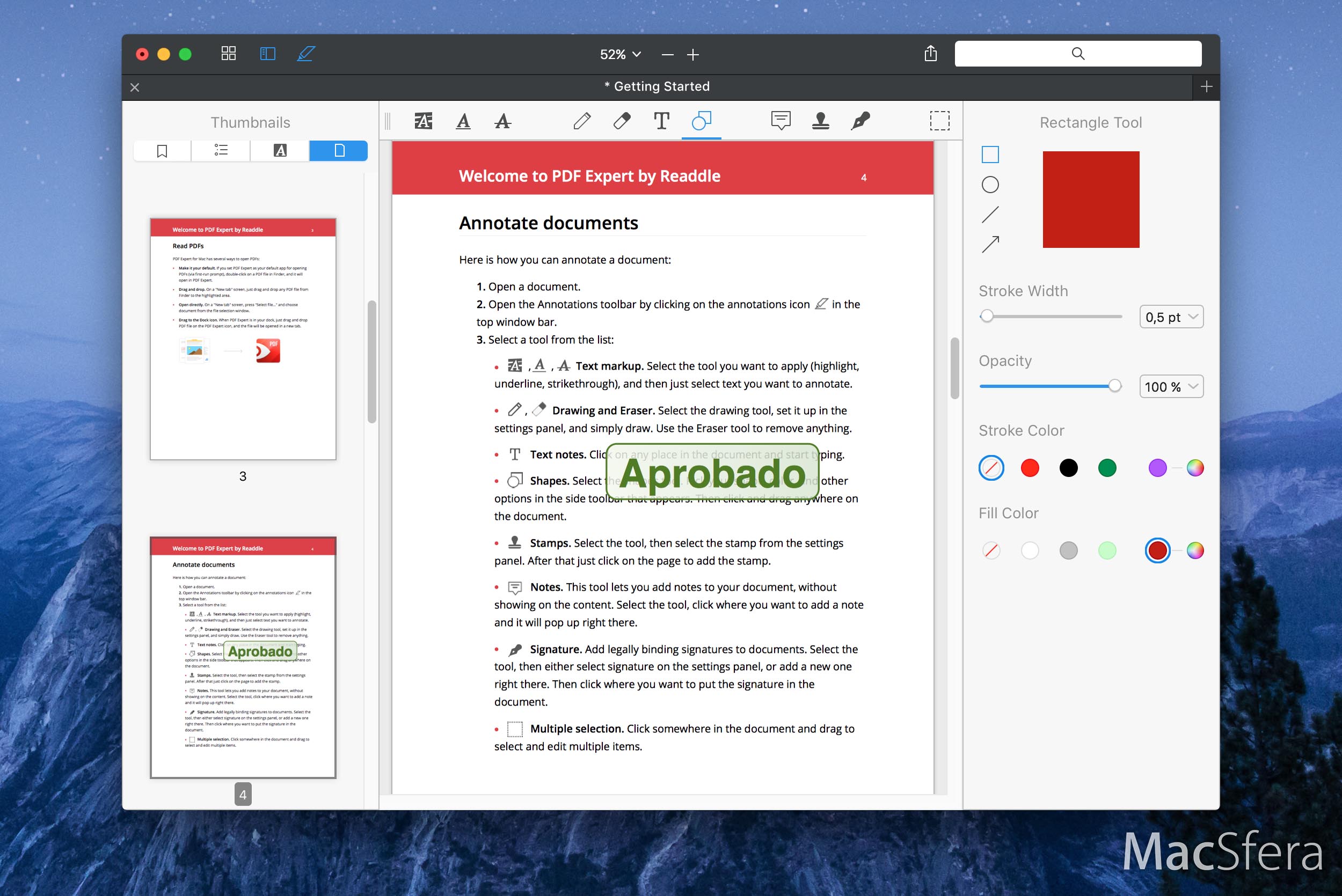 Anotar en PDF Expert para Mac