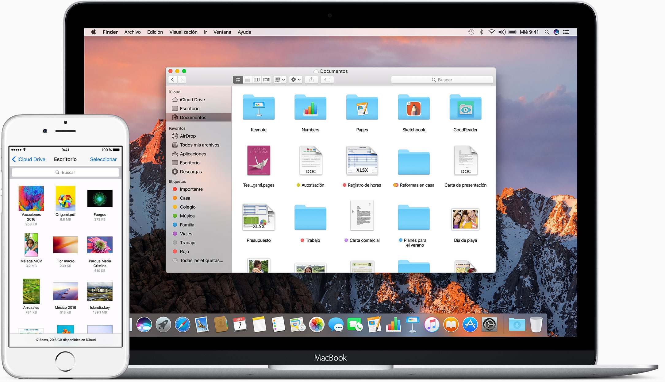 iCloud Drive en macOS Sierra y iOS