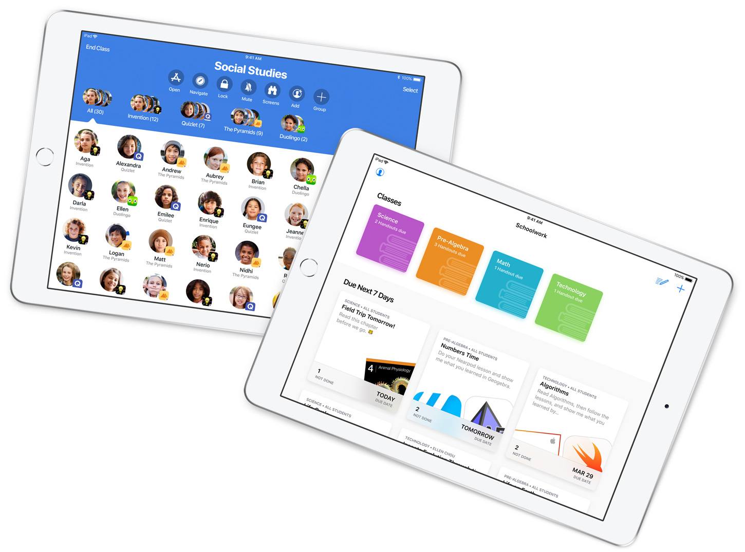 Classroom y schoolwork Apple iPad