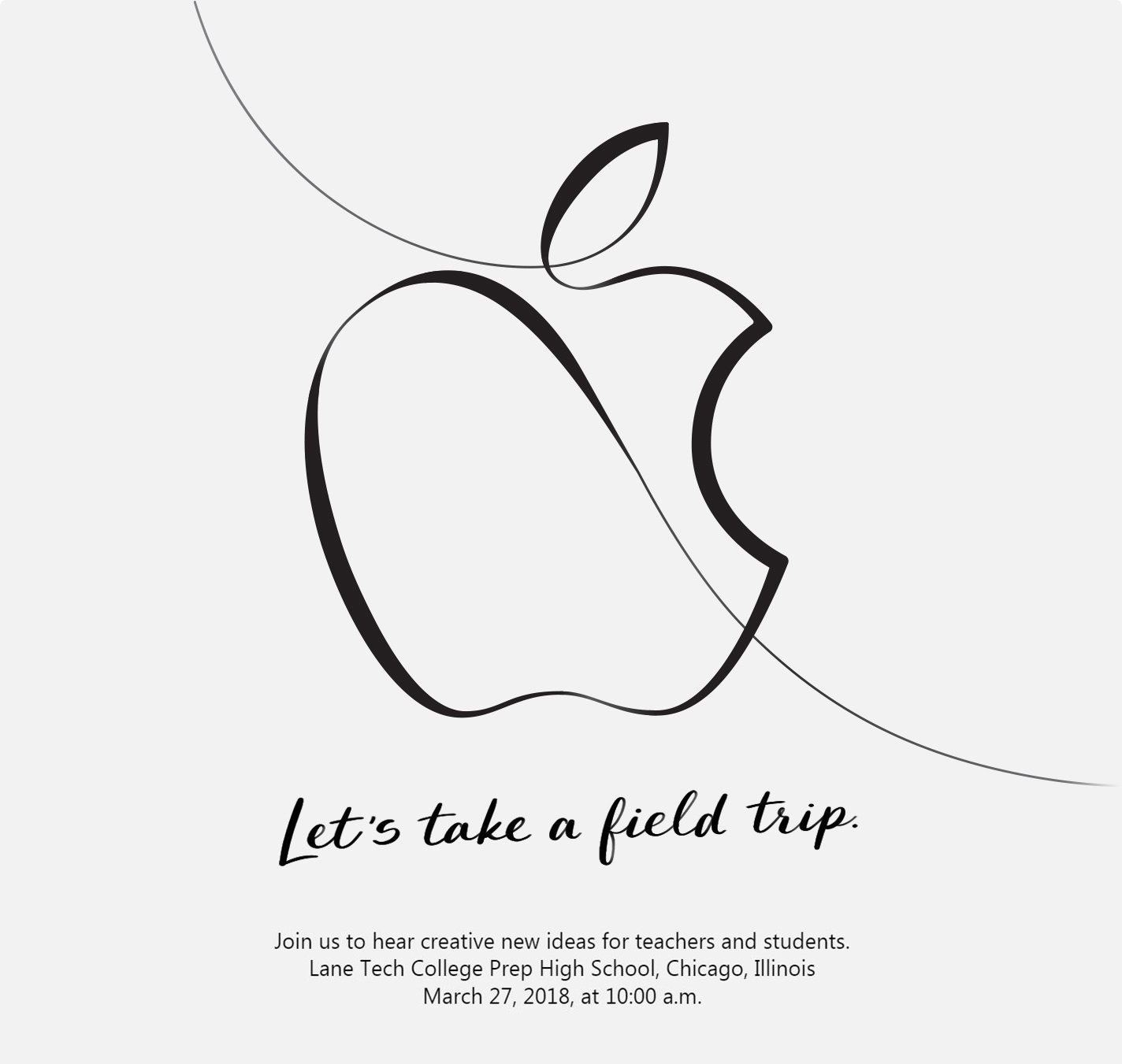 Keynote Apple Lets take a field trip