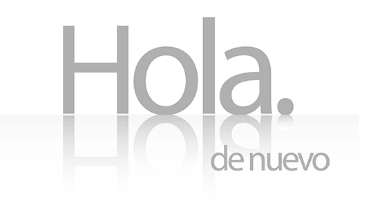 Hola de nuevo