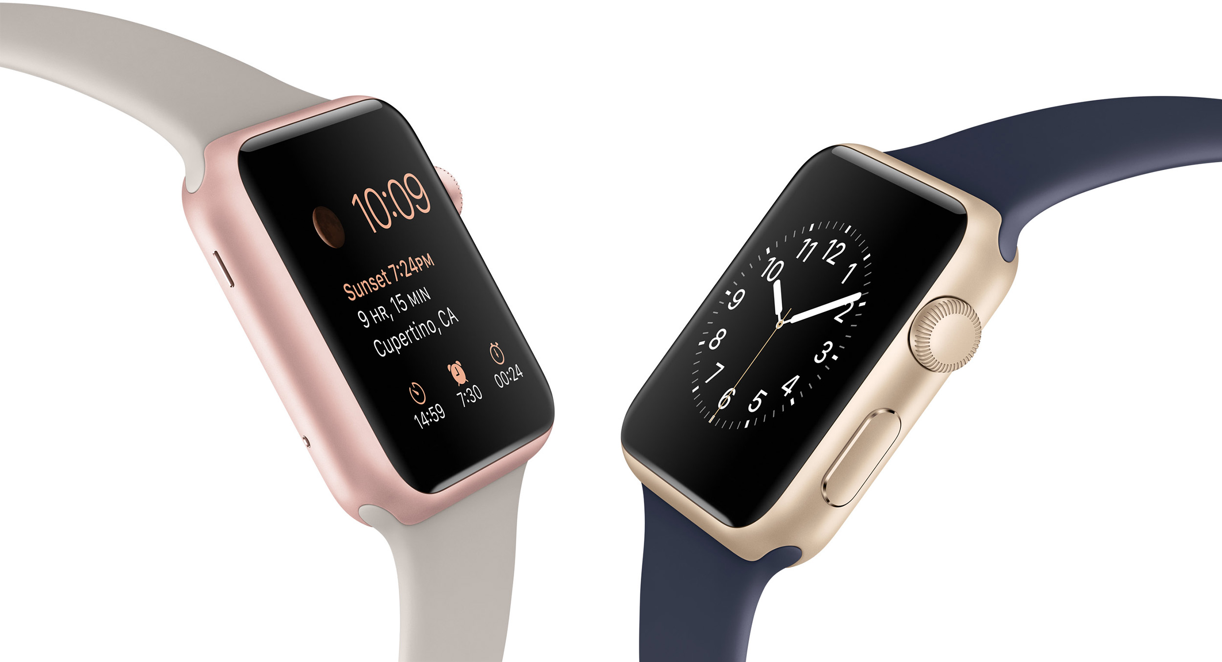 Apple Watch Sport dorado y rosa