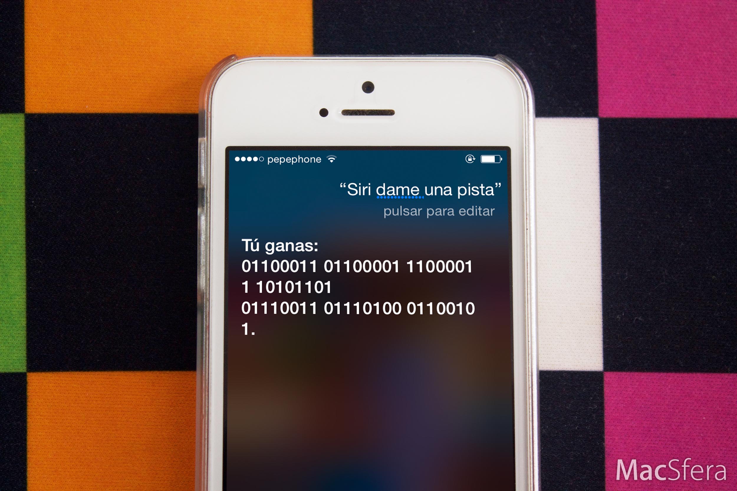 Siri dame una pista